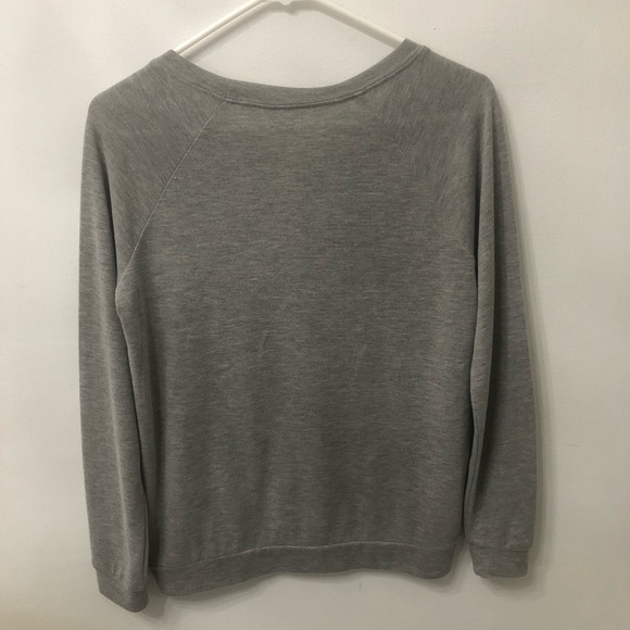 Disney Mickey Mouse Minnie sequins heart Gray Black Pullover juniors size 3/5 - Picture 8 of 16